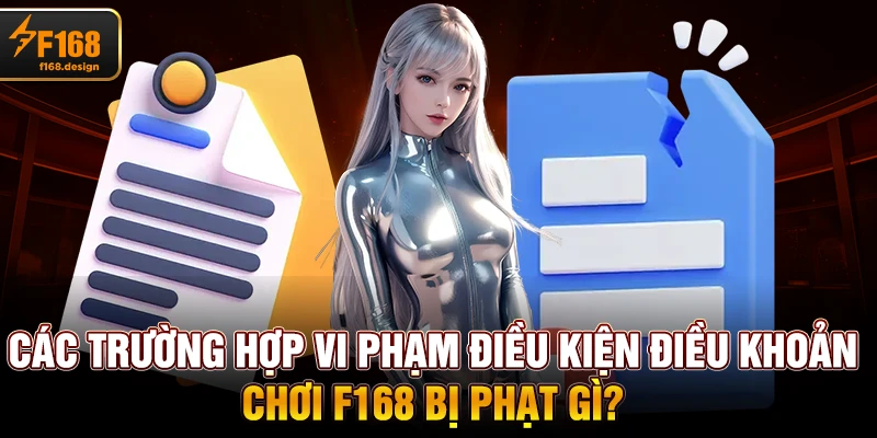 Các trường hợp vi phạm Điều Kiện Điều Khoản Chơi f168 bị phạt gì?